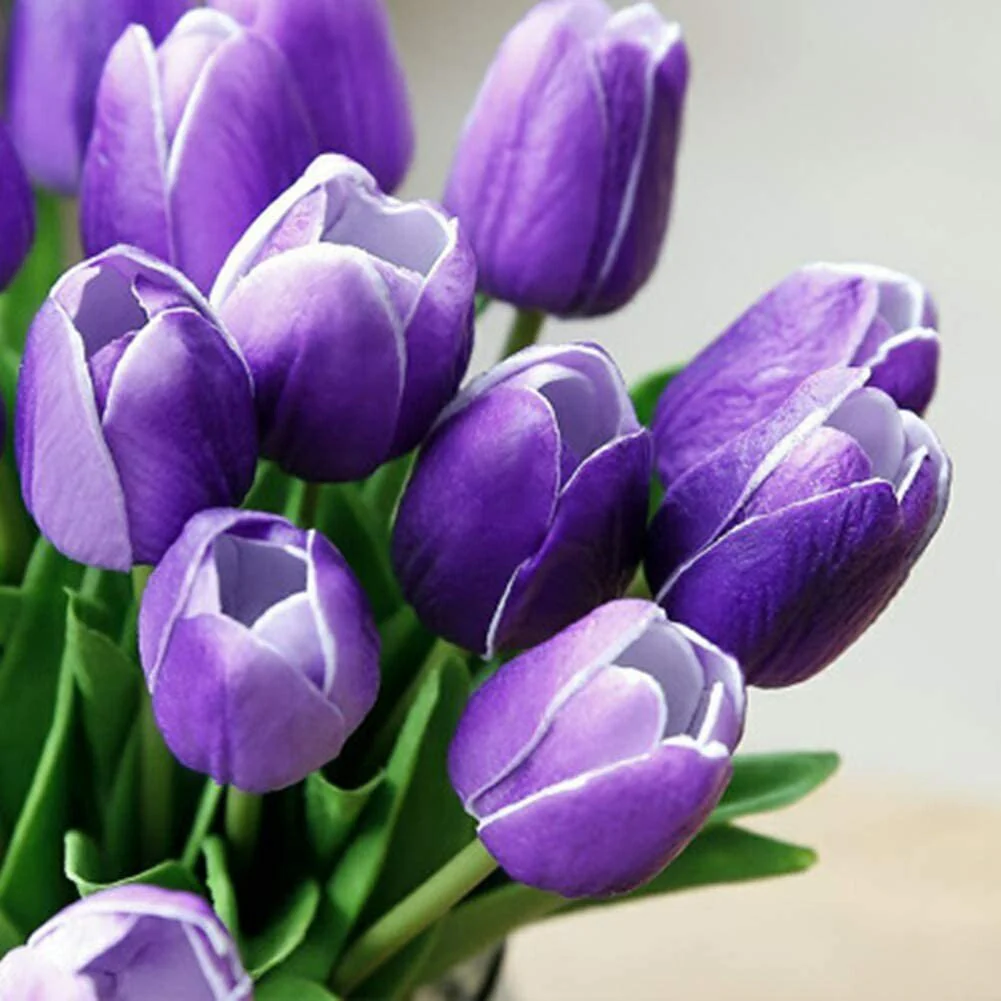 ✨Sale-40off💓-High Quality Artificial Latex Tulips(PCS 10) - Image 15