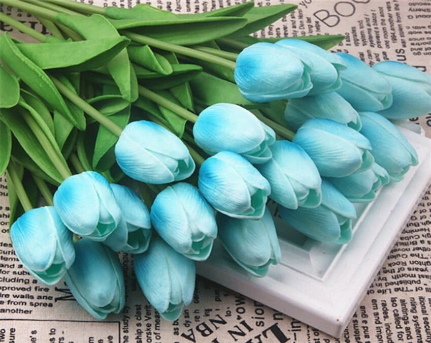 ✨Sale-40off💓-High Quality Artificial Latex Tulips(PCS 10) - Image 18