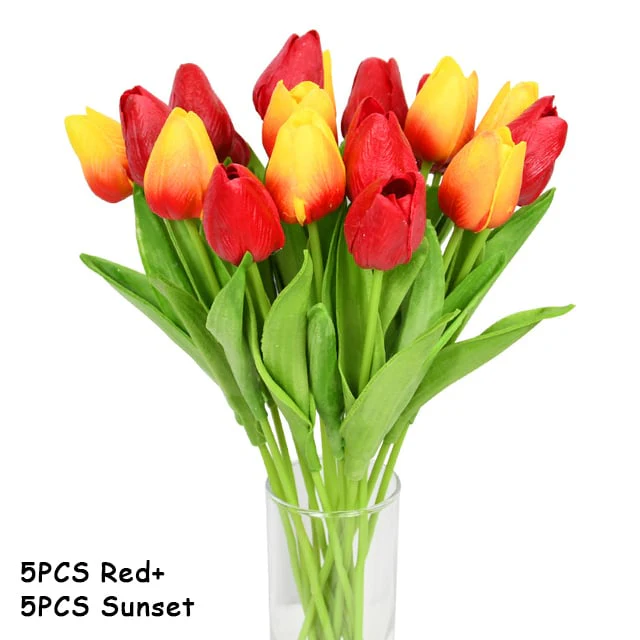 ✨Sale-40off💓-High Quality Artificial Latex Tulips(PCS 10) - Image 24