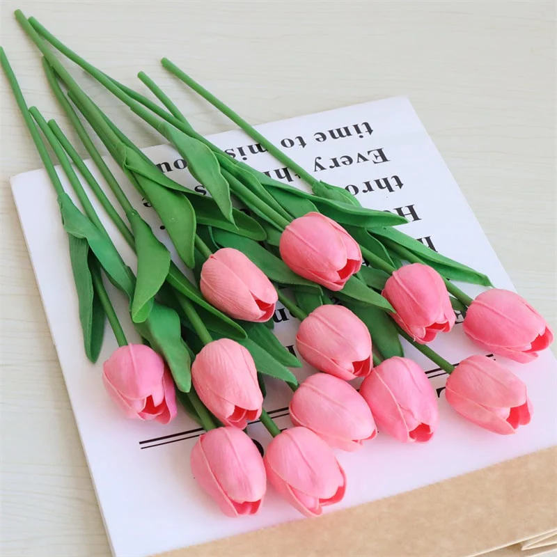 ✨Sale-40off💓-High Quality Artificial Latex Tulips(PCS 10) - Image 3