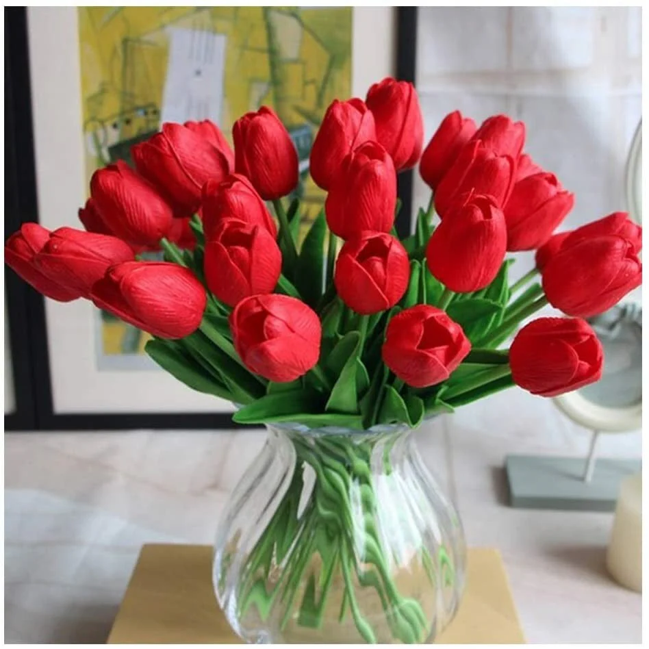 ✨Sale-40off💓-High Quality Artificial Latex Tulips(PCS 10) - Image 9