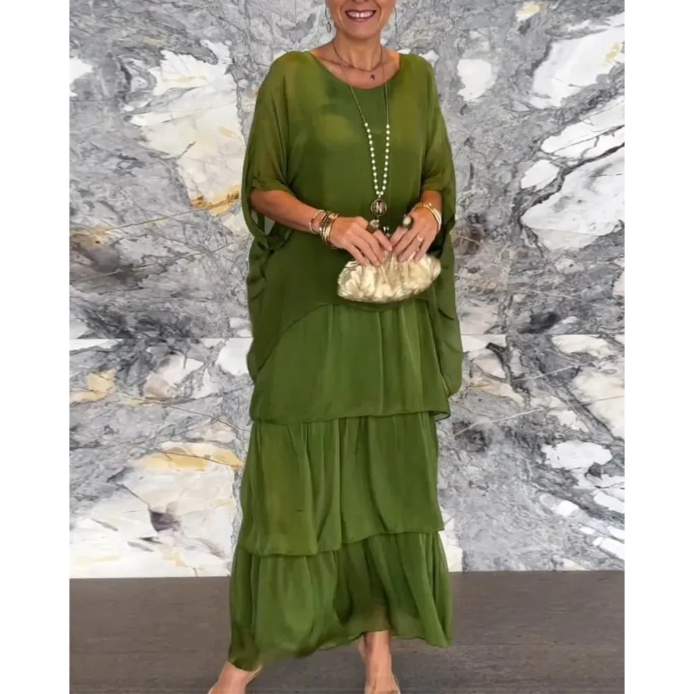 ARTISTIC STYLE LOOSE DRESS - Image 6