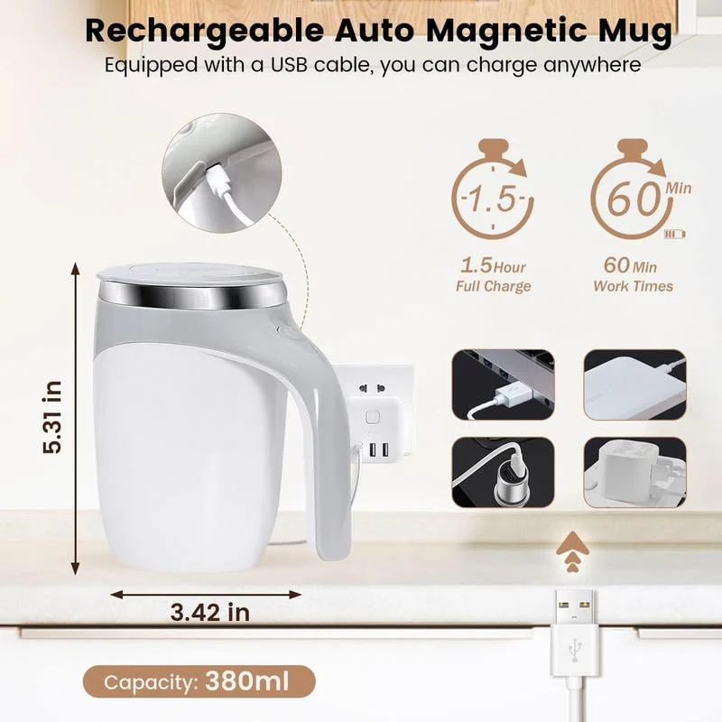 🎁Automatic Magnetic Stirring Coffee Mug - Image 10