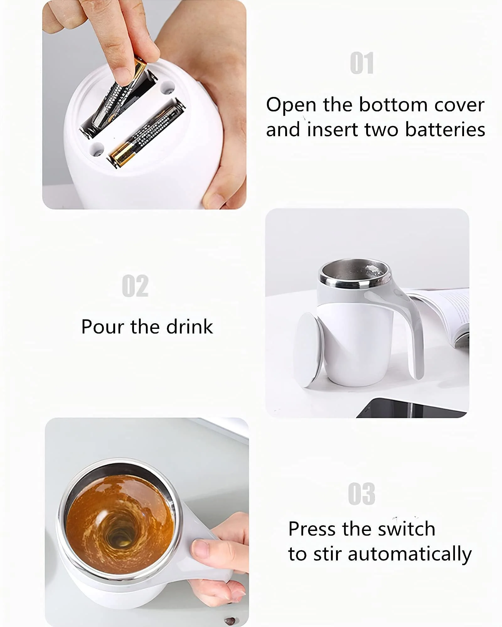 🎁Automatic Magnetic Stirring Coffee Mug - Image 11