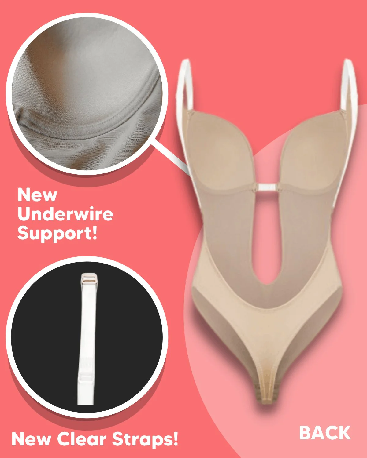 š„2023 Hot Saleš„Backless Body Shaper Bra - Promotion 50% OFF - Image 16