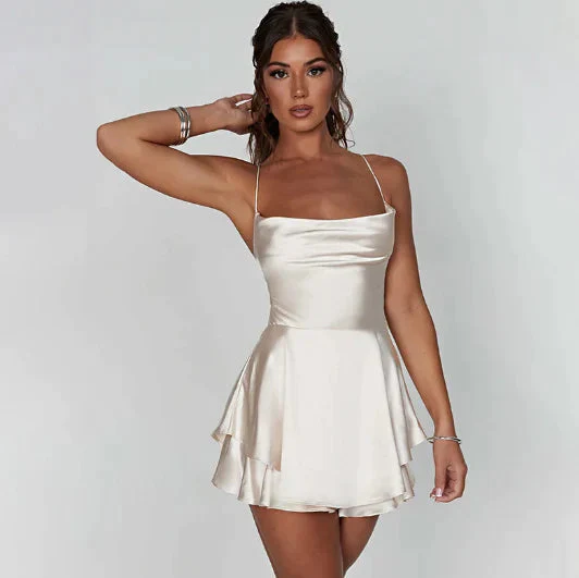 Backless Satin Dress - Buy two and get free shipping! - Image 6