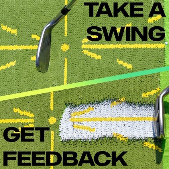 Golf Training Mat for Swing Detection Batting - Image 3