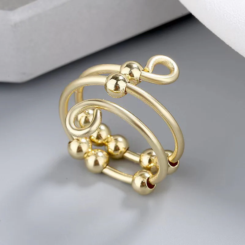 🔥Circle Beads Fidget Ring