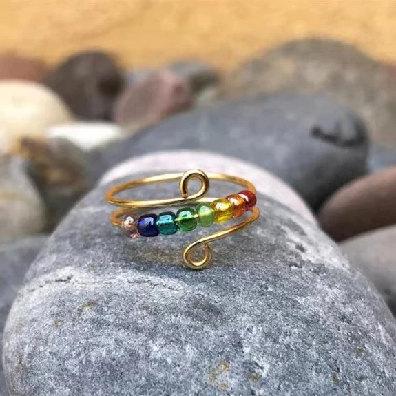 🔥Circle Beads Fidget Ring - Image 3