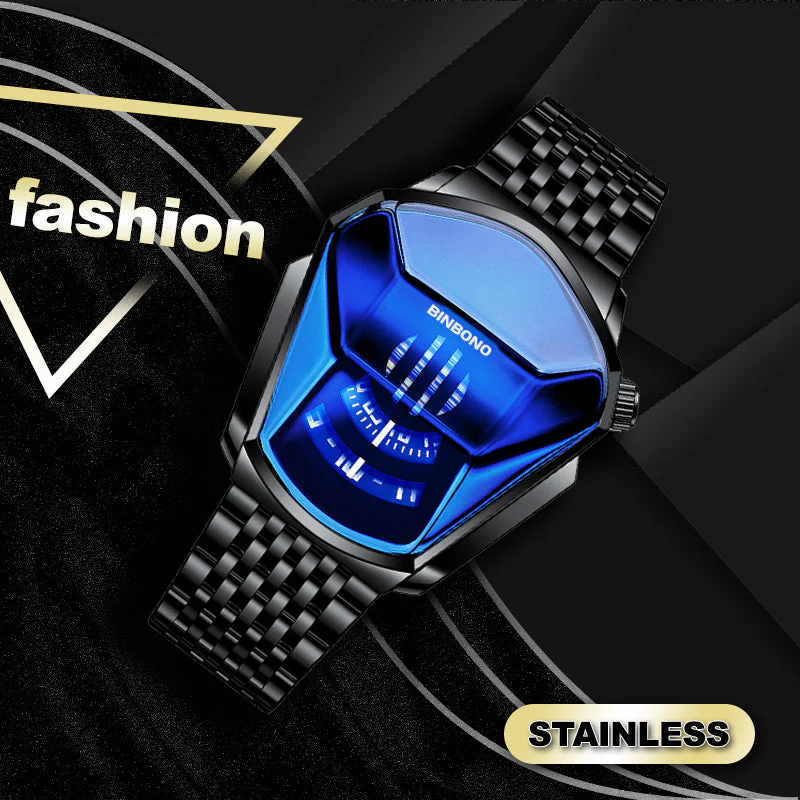 Men's Diamond Style Quartz Watch - Image 23