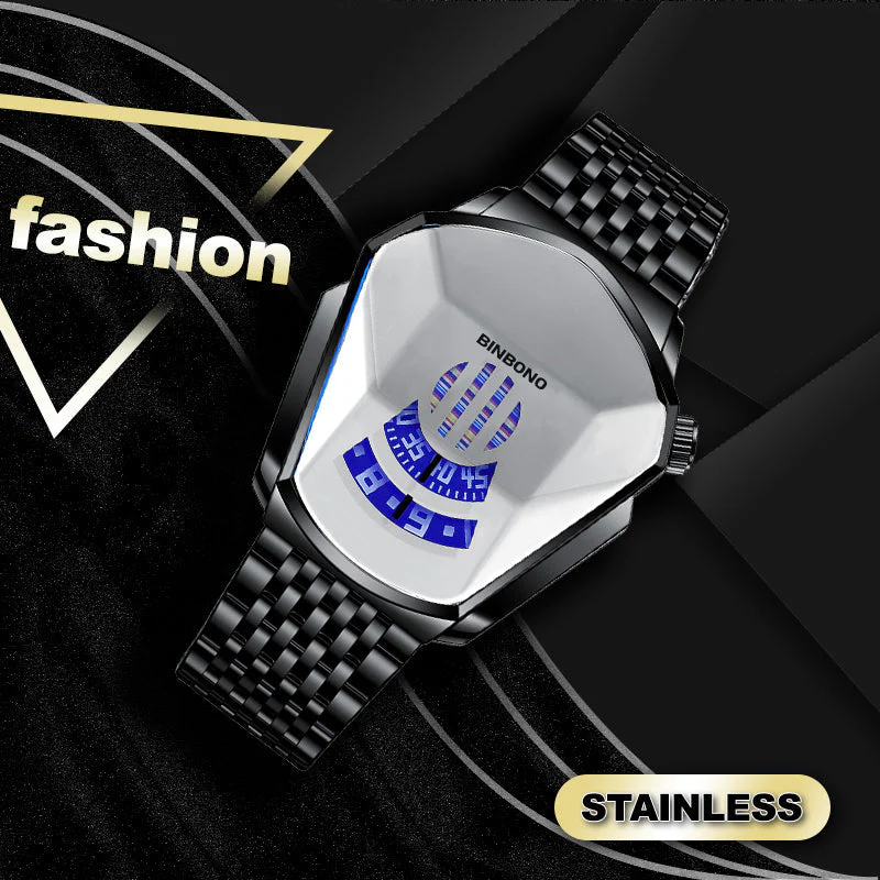 Men's Diamond Style Quartz Watch - Image 24