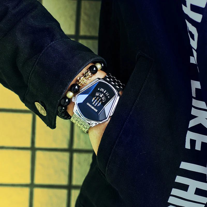 Men's Diamond Style Quartz Watch - Image 4