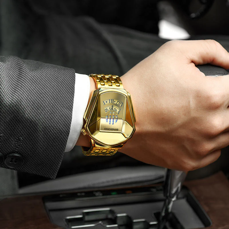 Men's Diamond Style Quartz Watch - Image 5