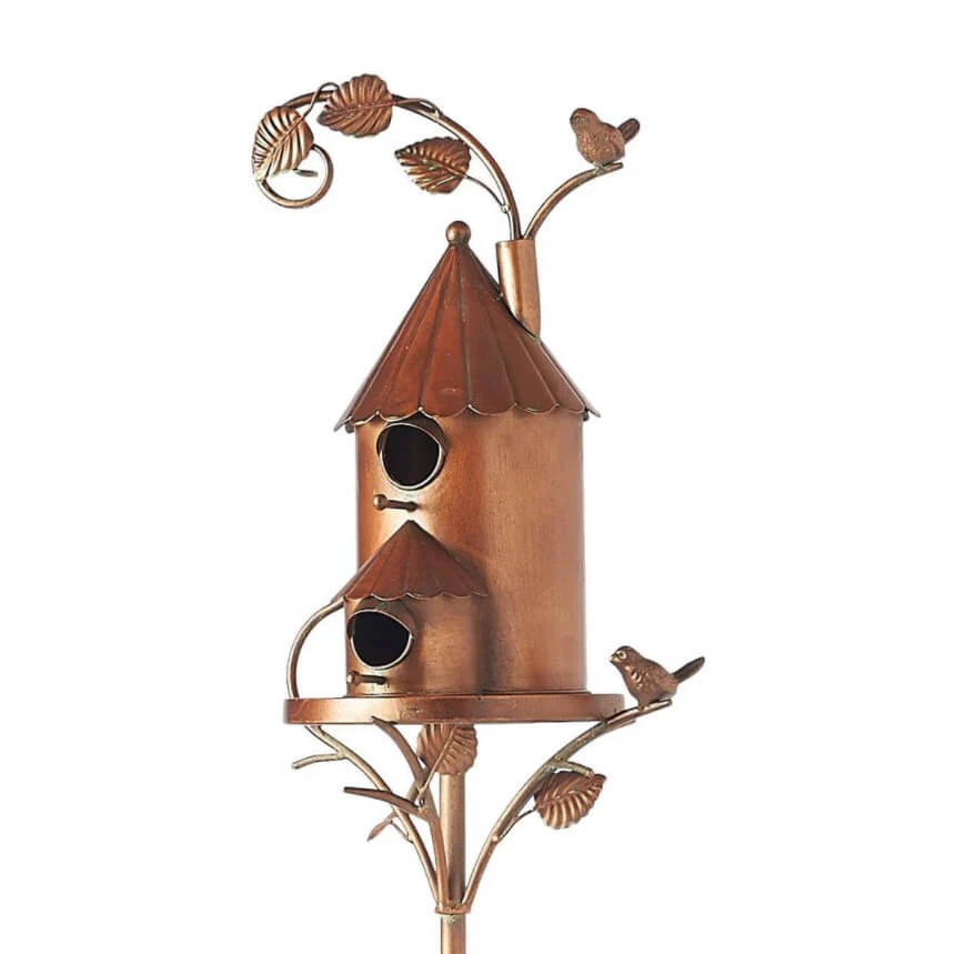 ( garden upgrade)Birdhouse Garden Stakes - Image 5