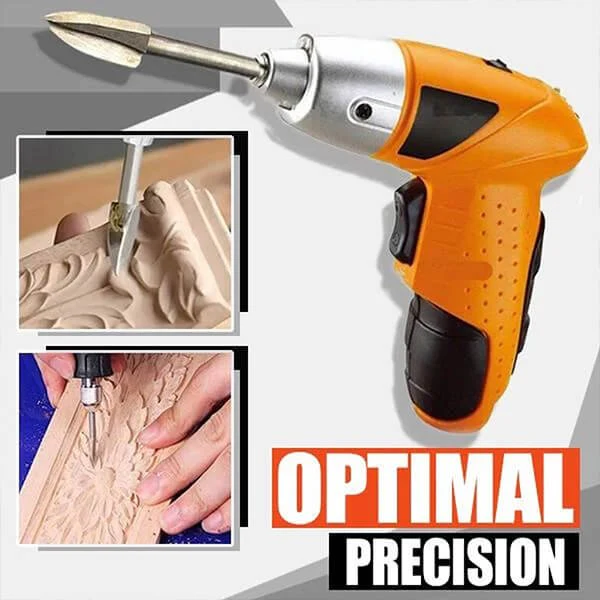 Elevate Your Woodworking Game with 5-Piece Wood Carving Drill Bit Set - Image 2