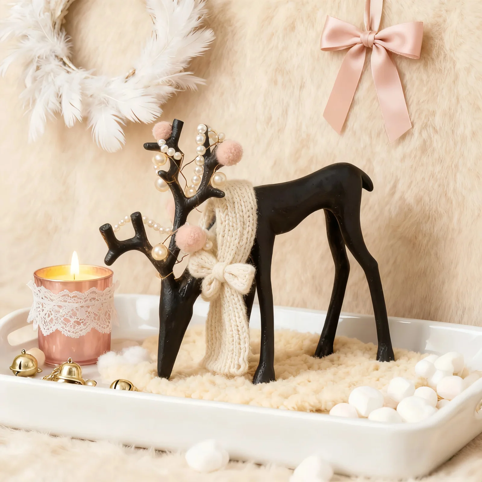 Black Reindeer Statues-Christmas Decorations - Image 10