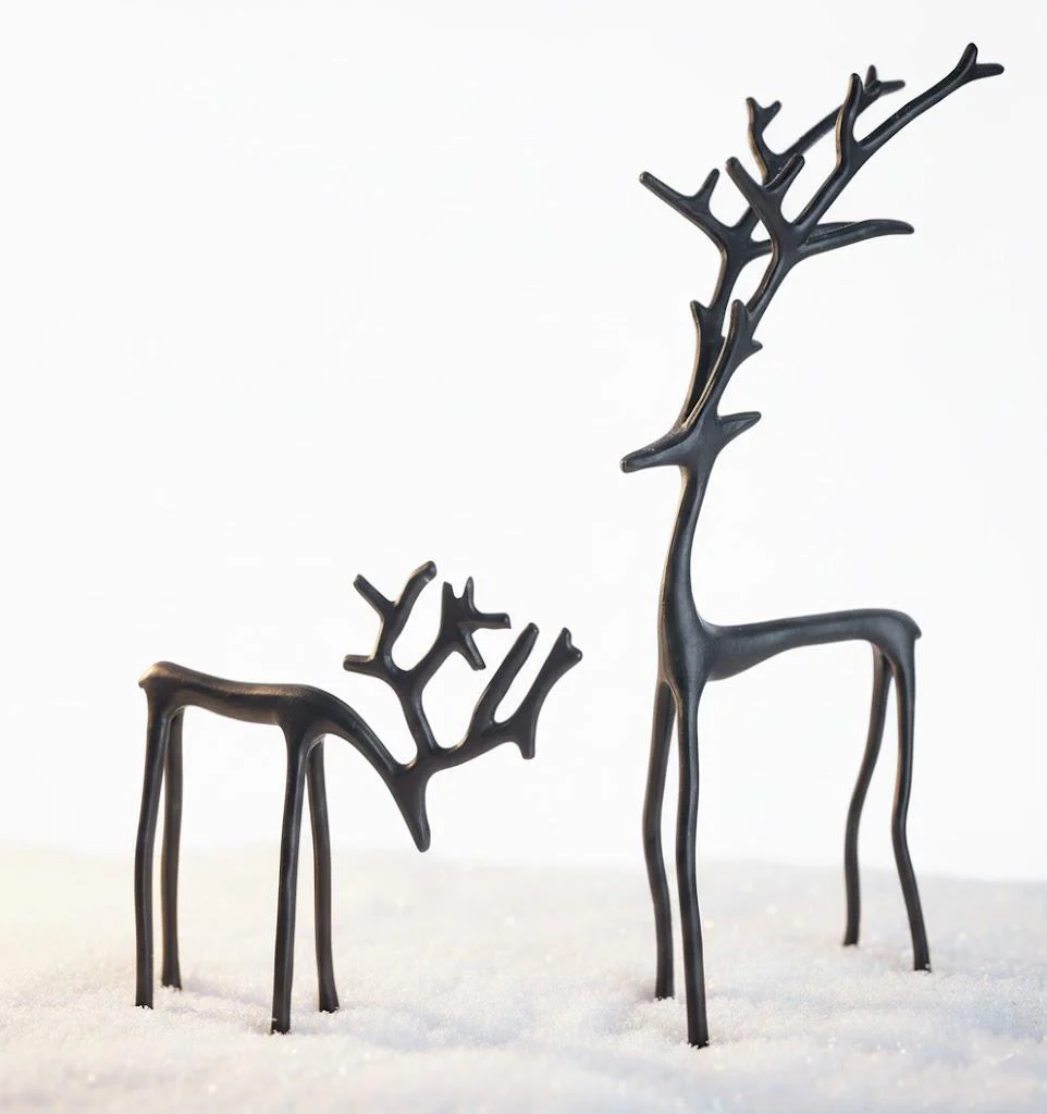 Black Reindeer Statues-Christmas Decorations - Image 12