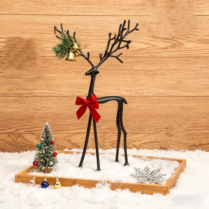 Black Reindeer Statues-Christmas Decorations - Image 9