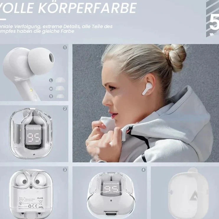 Bluetooth headphones with ENC noise cancellation - Image 3