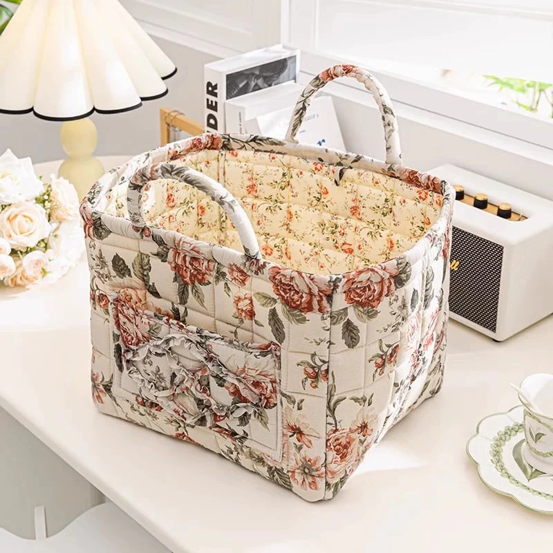 Boho Fabric Storage Basket - Image 2