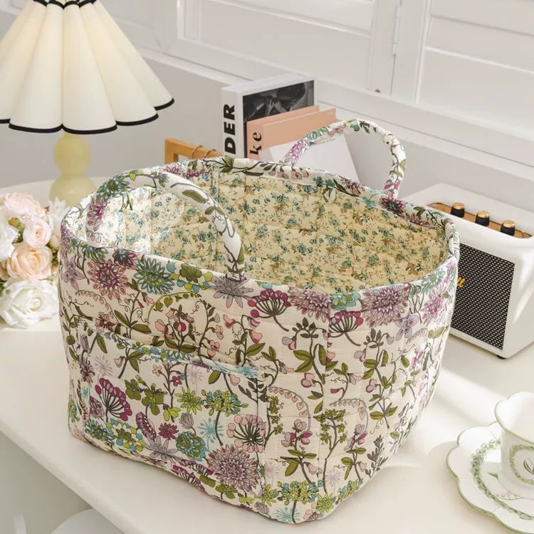 Boho Fabric Storage Basket - Image 4