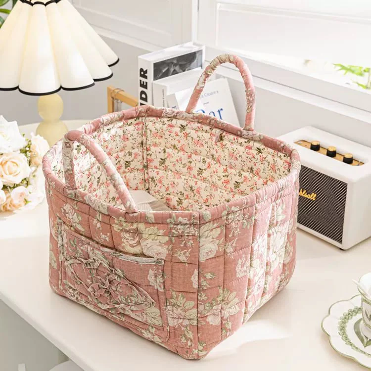 Boho Fabric Storage Basket - Image 9