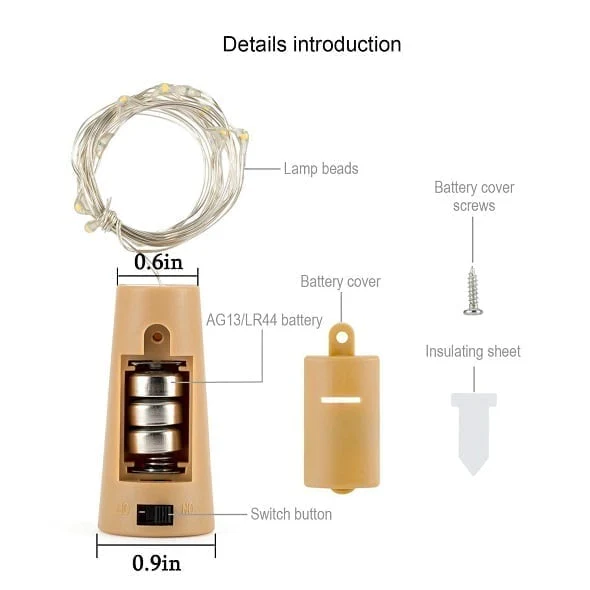 BOTTLE LIGHTS ( Battery Included - Replaceable ) - Image 15