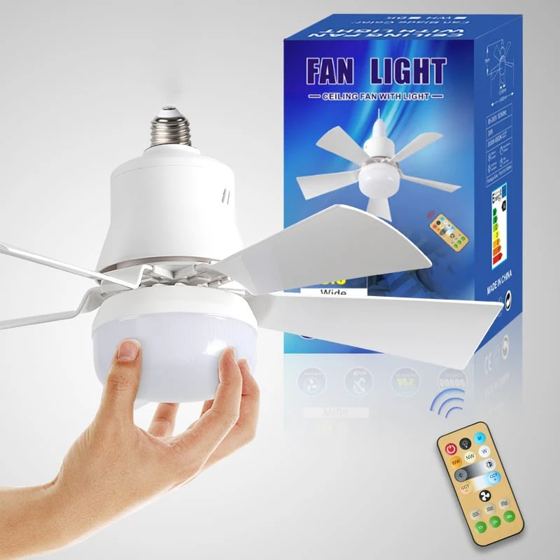 🔥Summer Sale 49% OFF🔥 Bright Cool Ceiling Socket Fan & Light with Remote Control - Image 15