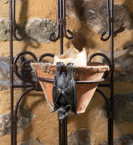 Bronze Bat Pot Buddy, Pot Hanger, Bat Gifts, Gift Boxed(11 x 5.5 x 4.5 cm) - Image 5