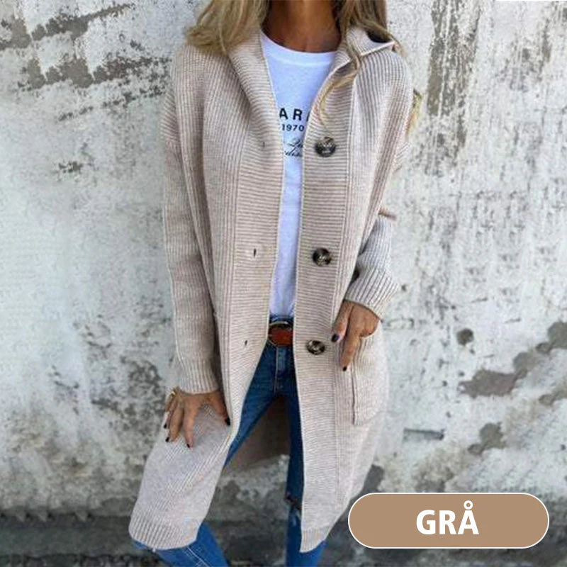 🌸Button-down cardigan with hood for women - Image 3