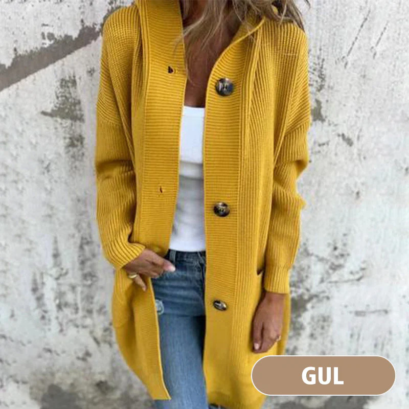 🌸Button-down cardigan with hood for women - Image 5