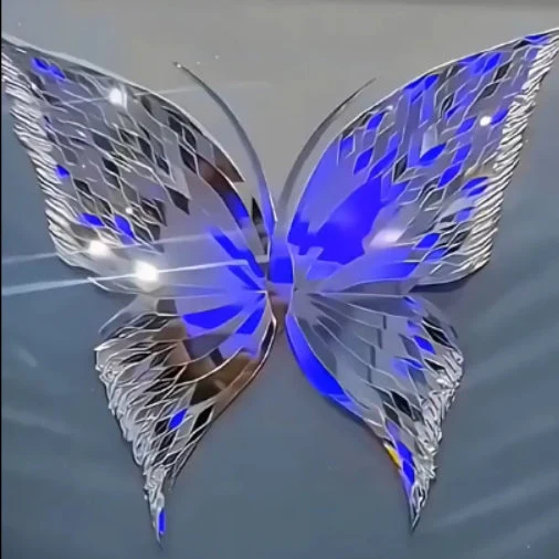 Creative handmade DIY - 🦋Butterfly Broken Mirror Photo Frame - Image 9