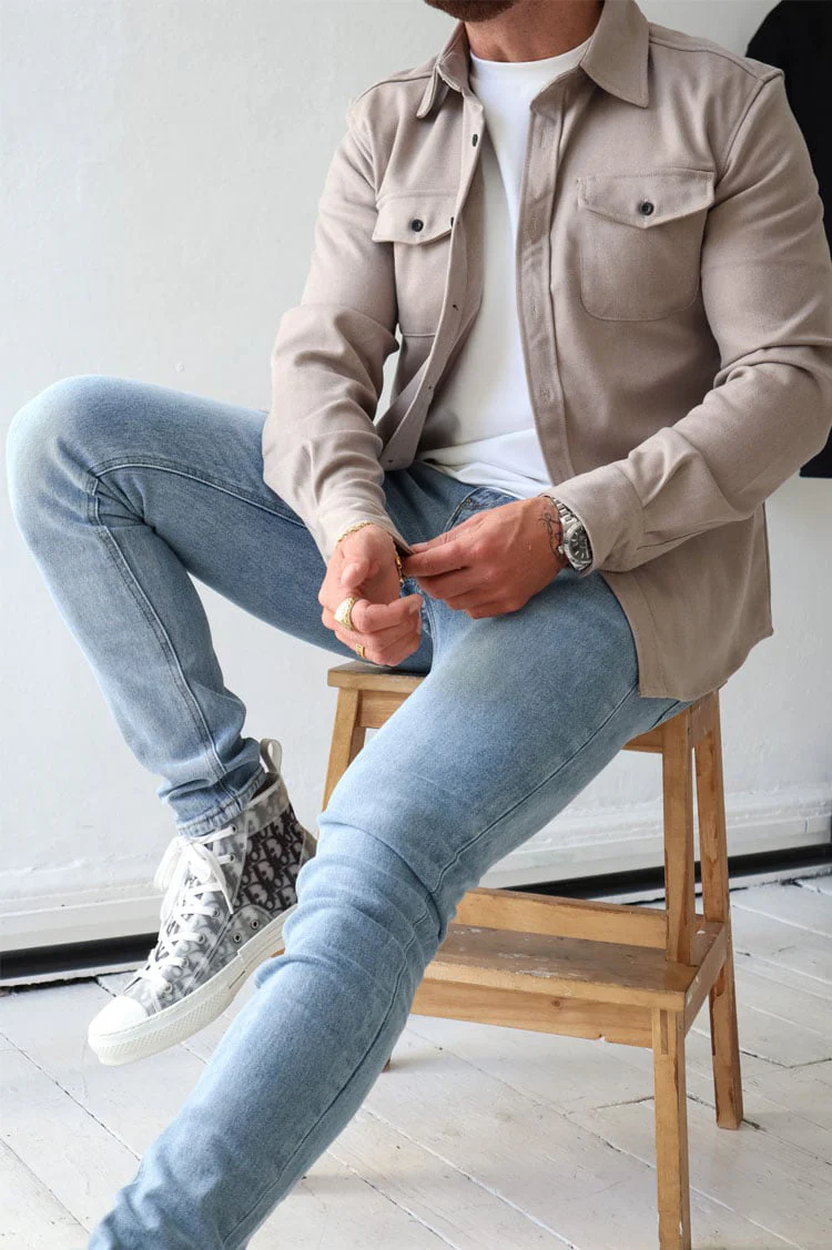 Button Down Shirt Jacket (Buy 2 Free Shipping) - Image 2