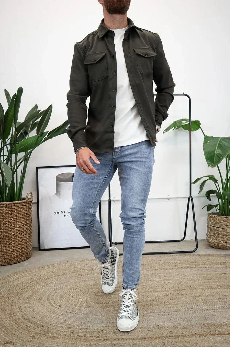 Button Down Shirt Jacket (Buy 2 Free Shipping) - Image 3