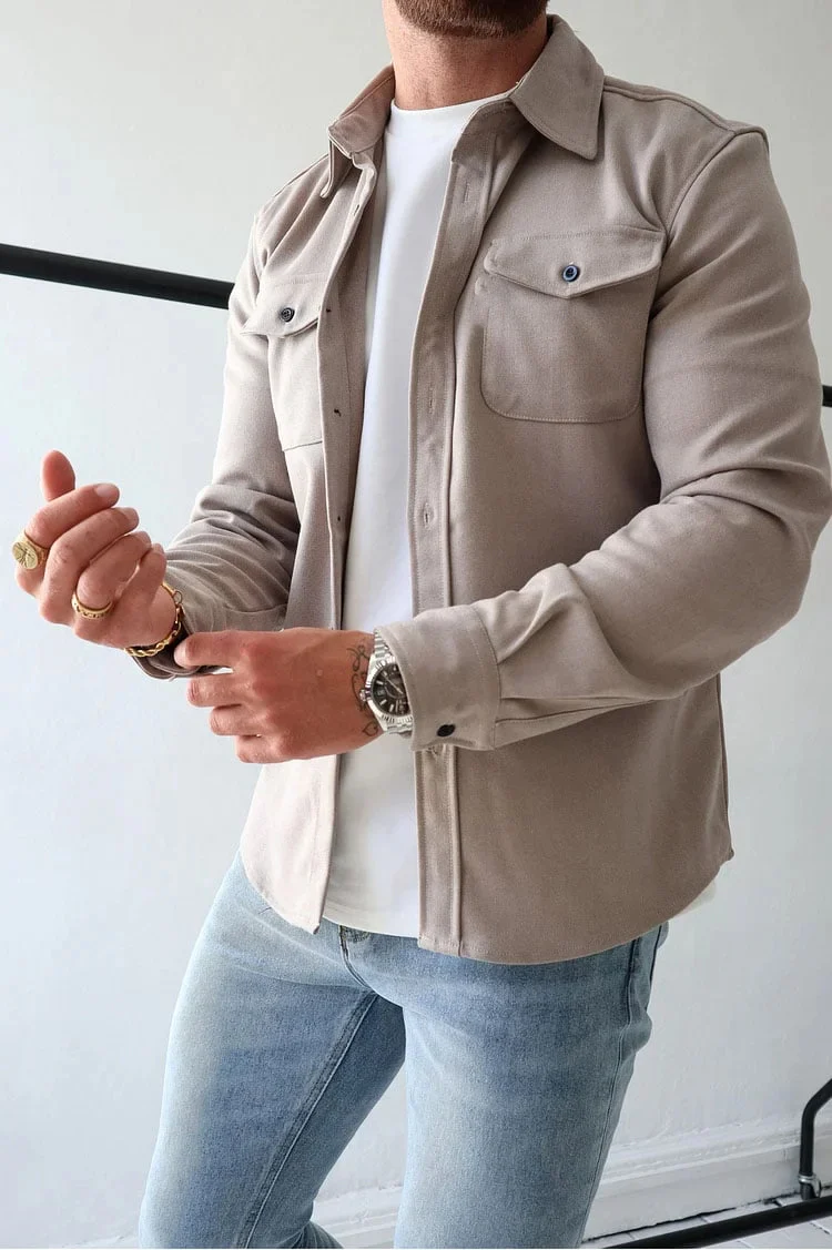 Button Down Shirt Jacket (Buy 2 Free Shipping) - Image 4