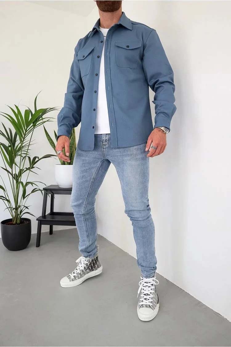 Button Down Shirt Jacket (Buy 2 Free Shipping) - Image 7