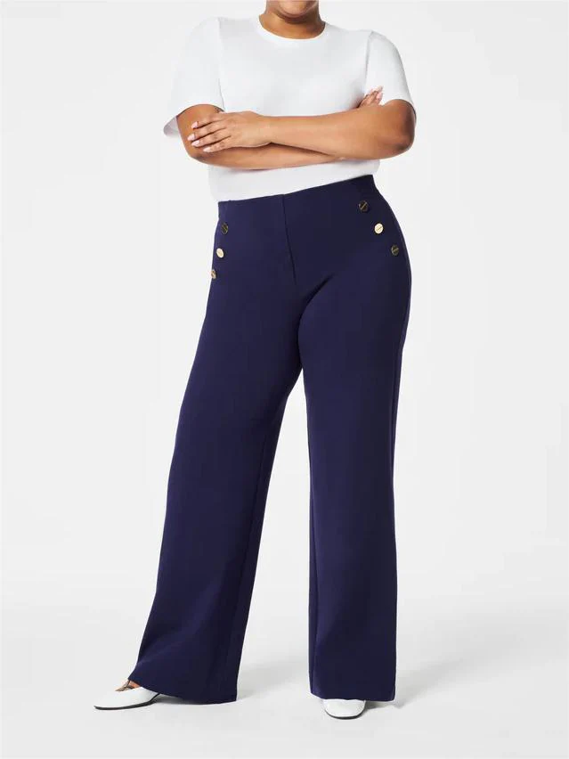 BUTTON WIDE LEG PANT(BUY 2 FREE SHIPPING) - Image 9