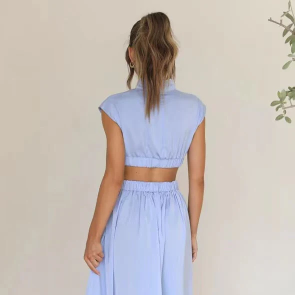 🔥 [Buy 2 Get Free Shipping] 2023 Cutout Waist Pocketed Vacation Midi Dress ✨ - Image 2