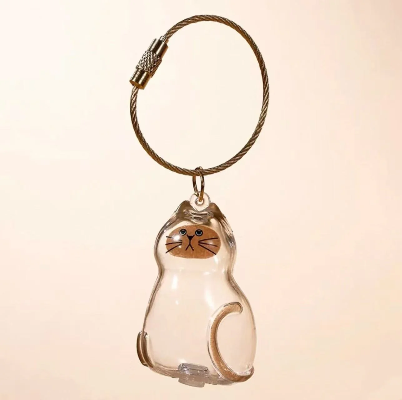 [Buy More Save More]10Pcs Cat Fur Collection Capsule, Cat Fur Memory Charm, Which Can Be Used as a Keychain - Image 13