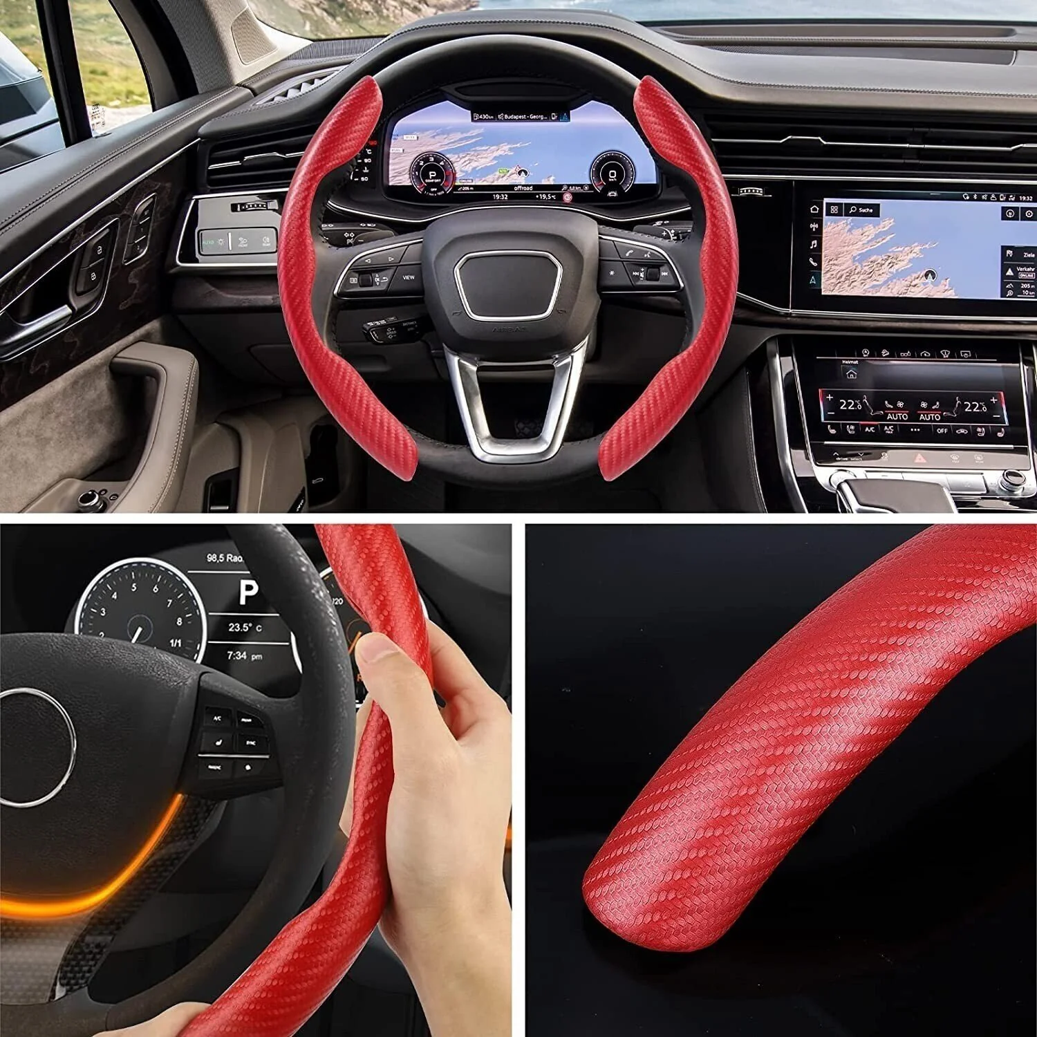 Car Anti-Skid Steering Wheel Cover - Image 4