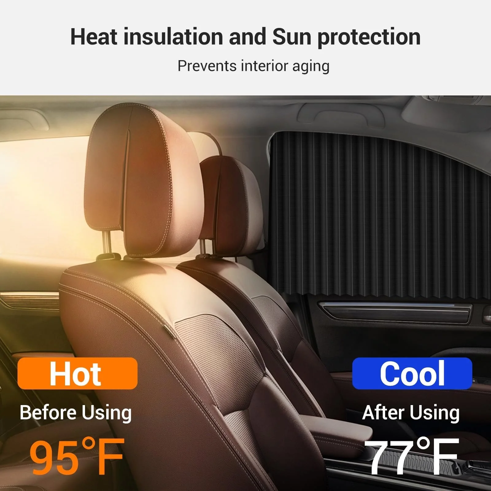 🔥Universal Fit Magnetic Car Side Window Privacy Sunshade - Image 2