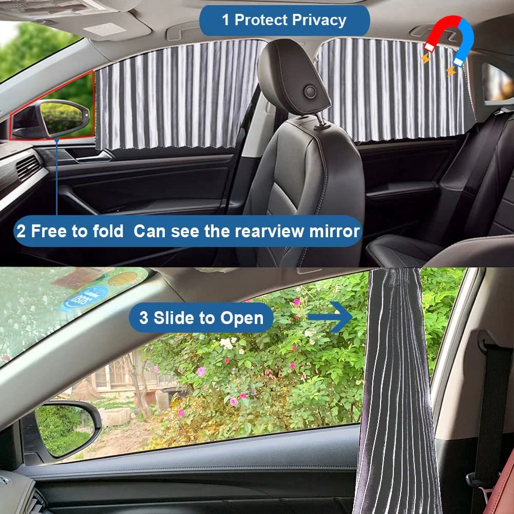 🔥Universal Fit Magnetic Car Side Window Privacy Sunshade - Image 3