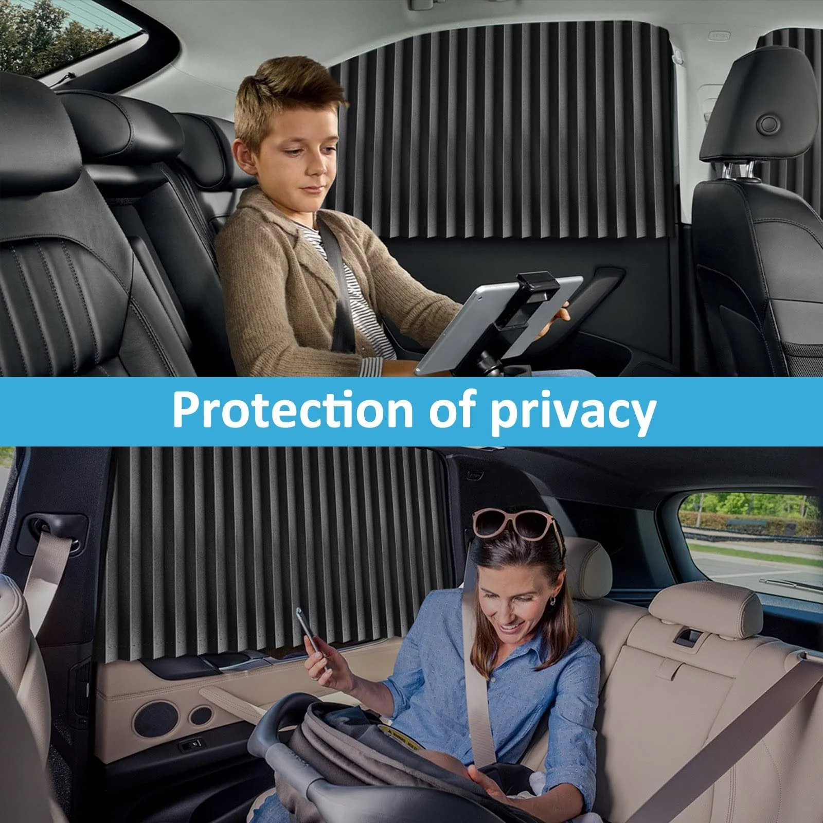 🔥Universal Fit Magnetic Car Side Window Privacy Sunshade - Image 7