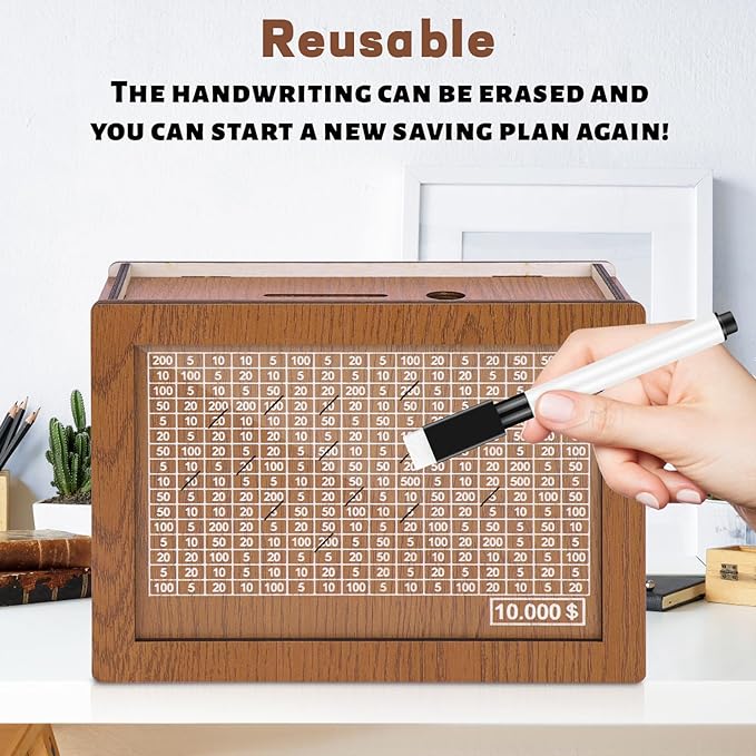 🔥Wooden Savings Box🎁 - Image 3