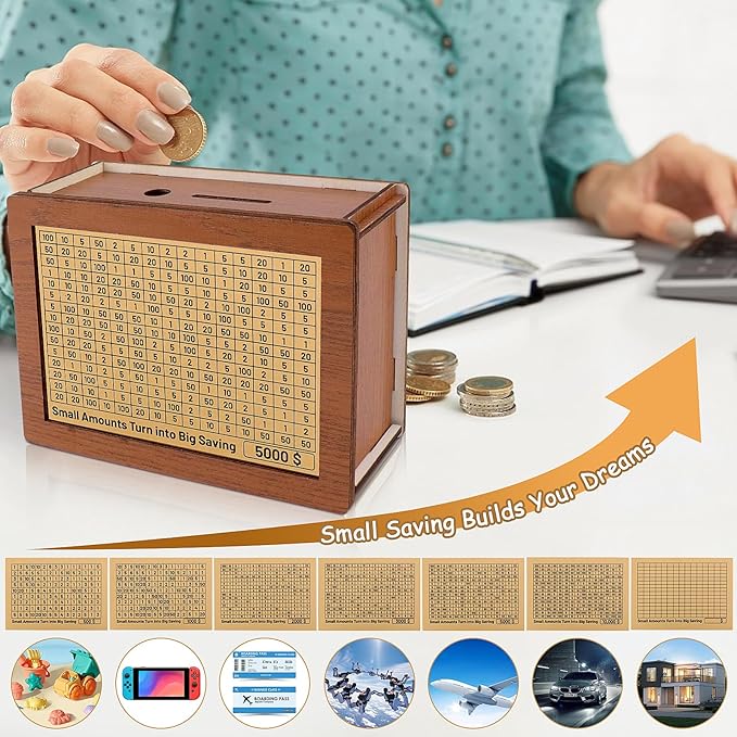 🔥Wooden Savings Box🎁 - Image 5