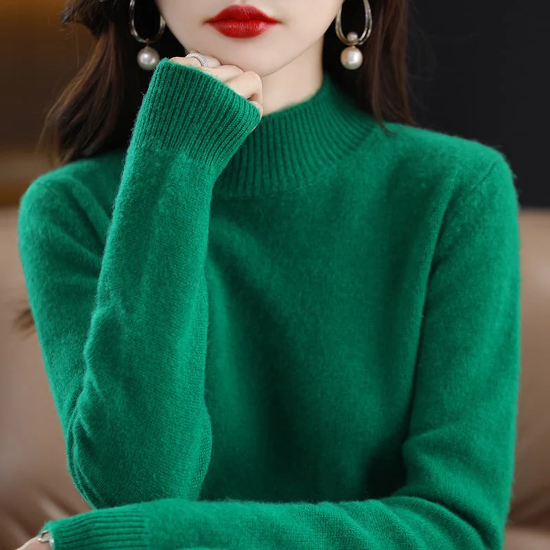 Women's cashmere sweater, 100% wool, say goodbye to static electricity - buy two and get free shipping! - Image 10