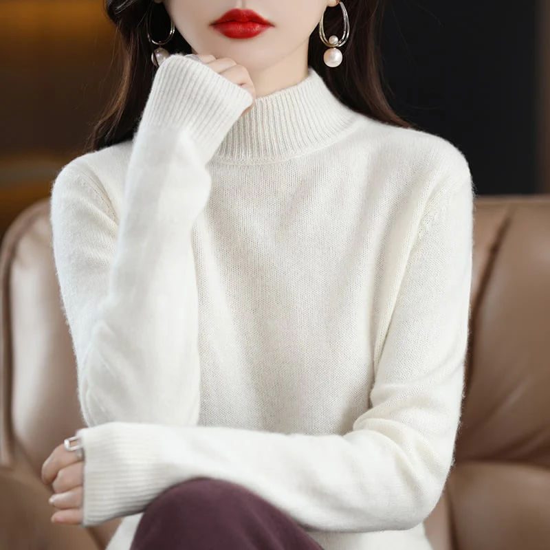 Women's cashmere sweater, 100% wool, say goodbye to static electricity - buy two and get free shipping! - Image 14