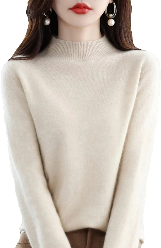 Women's cashmere sweater, 100% wool, say goodbye to static electricity - buy two and get free shipping! - Image 21