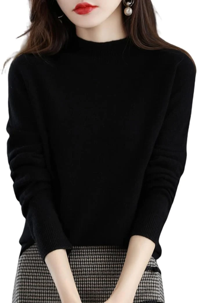 Women's cashmere sweater, 100% wool, say goodbye to static electricity - buy two and get free shipping! - Image 24