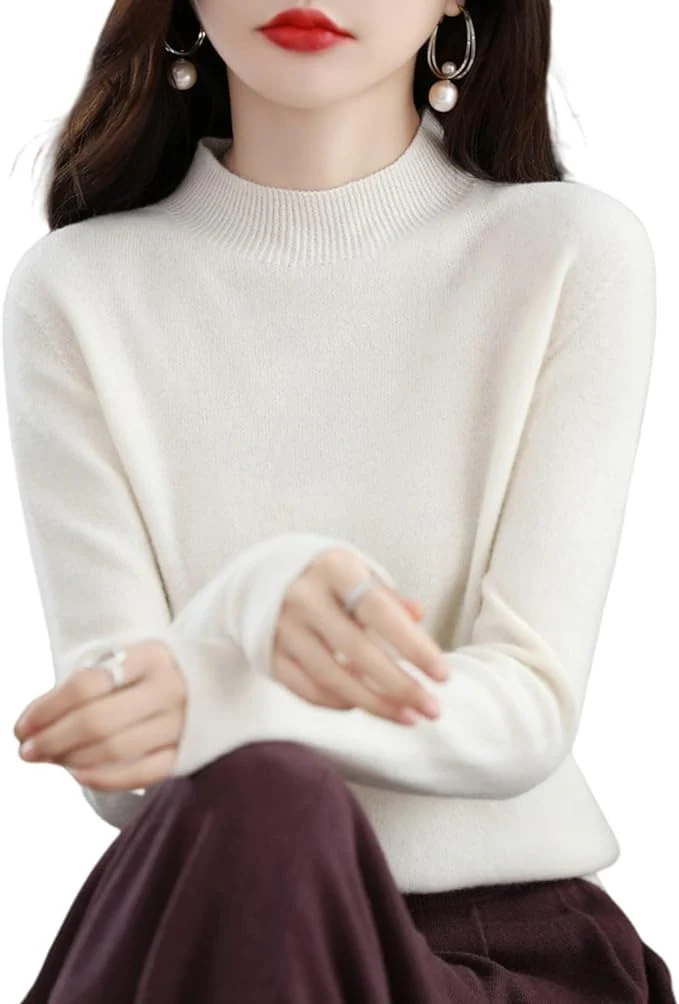 Women's cashmere sweater, 100% wool, say goodbye to static electricity - buy two and get free shipping! - Image 28